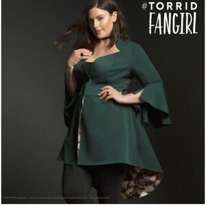 Torrid Harry Potter Text Book corset coat jacket size 00/L